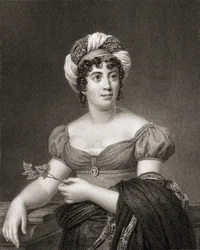 Mme de Stael、「肖像画のギャラリー」より、1833年に出版